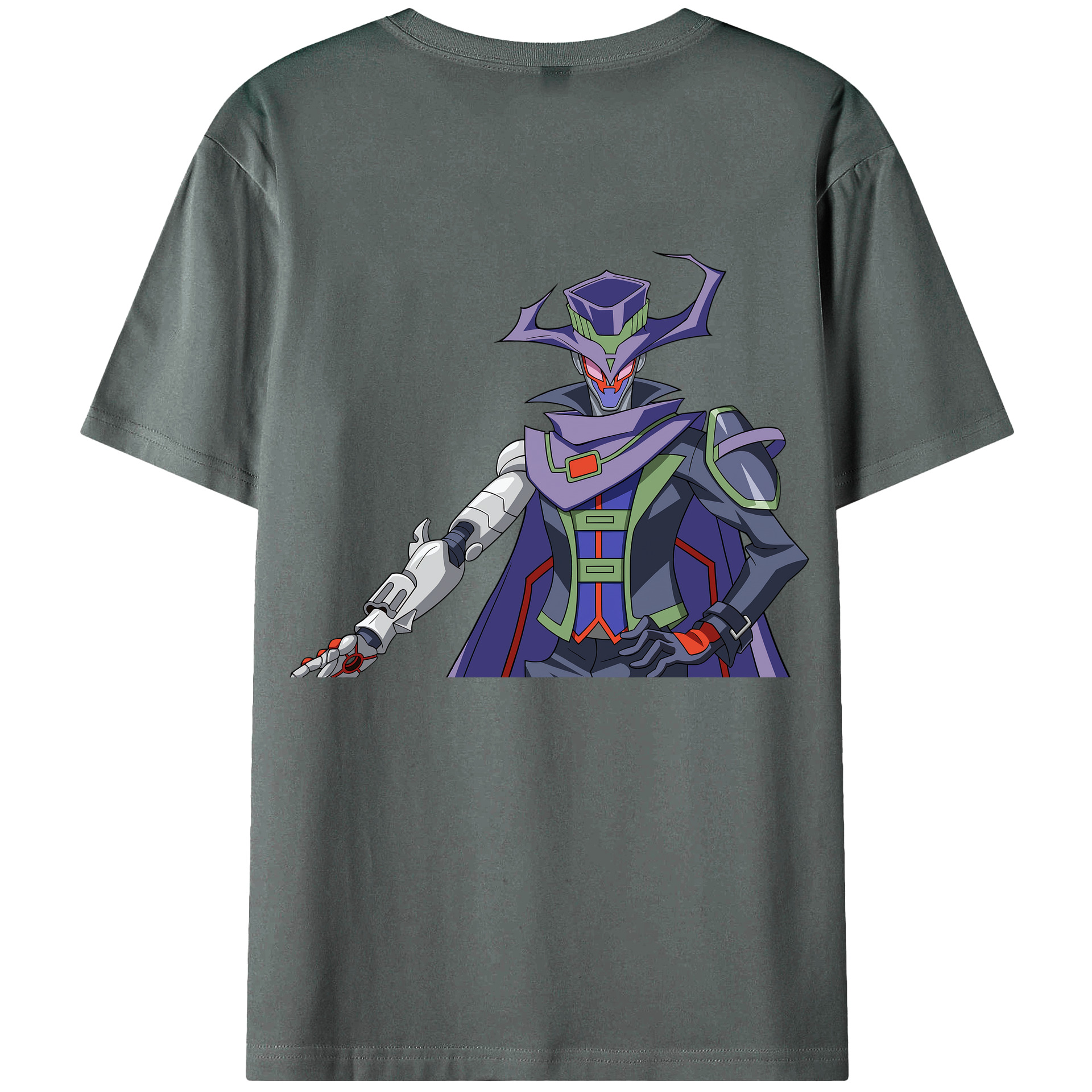 （画像用） 遊☆戯☆王 Yu-Gi-Oh! 綿100％ メンズ半袖Tシャツ（バックプリント） 通気性